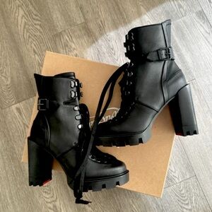 HOST PICK ✨Christian Louboutin 🖤 Macademia 100 Boots 38.5